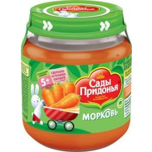 Сады Придонья пюре морковь 120 гр./12 шт.