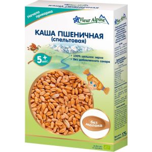 Флёр Альпин каша пшеничная (спельтовая) без молока 175 гр.