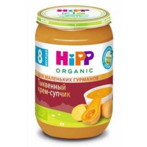 Хипп крем-суп тыквенный пюре 190 гр./6 шт.