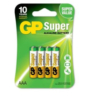 GP Супер батарейка ААА 4 шт.