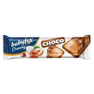 Бебифокс Creamy Choco вафельный батончик с кремом из молока и фундучной пасты 656