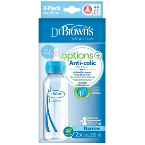 Доктор Браун набор пластиковых бутылочка, стандартное горло, силиконовая соска с 0 мес. 250 мл. 2 шт. 82405