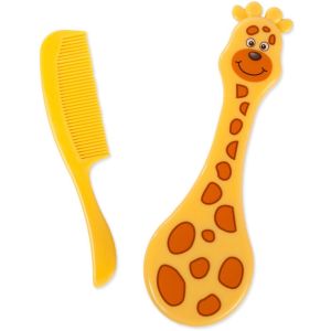 Курносики щетка жираф с нейлоновой щетиной и расческа 19540
