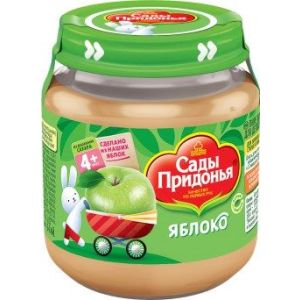 Сады Придонья пюре яблоко 120 гр./12 шт.