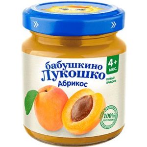 Бабушкино Лукошко пюре абрикос 100 гр./6 шт.