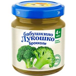 Бабушкино Лукошко пюре брокколи 100 гр./6 шт.