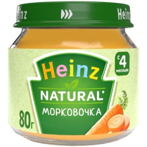 Хайнц пюре морковь 80 гр./12 шт.