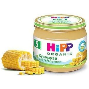 Хипп пюре кукуруза 80 гр./6 шт.