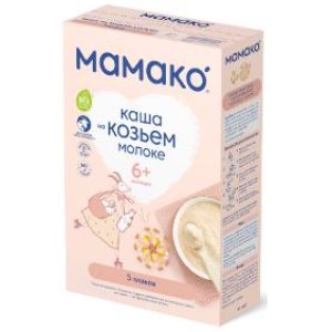 Мамако каша 5 злаков на козьем молоке 200 гр.