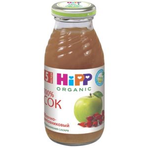 Хипп сок яблочно-шиповниковый с мякотью 200 мл./6 шт.