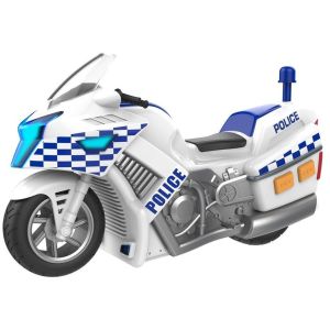 Мотоцикл мини Полицейский 15 см. 1416563