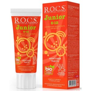 Рокс Junior зубная паста Фруктовая радуга с 6-12 лет 74 гр.