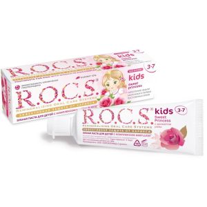 Рокс зубная паста Аромат розы с 3-7 лет 45 гр.