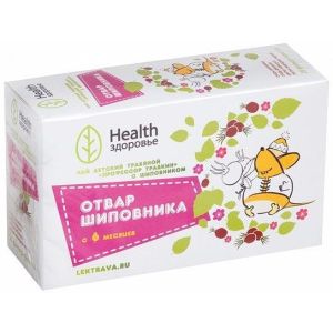 Health чай травяной с шиповником 20 шт.
