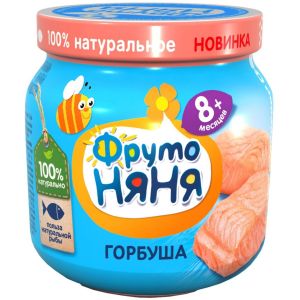 ФрутоНяня пюре горбуша 80 гр./12 шт.