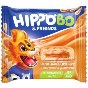 Бонди HIPPOBO бисквит с варёной сгущенкой 30 гр.