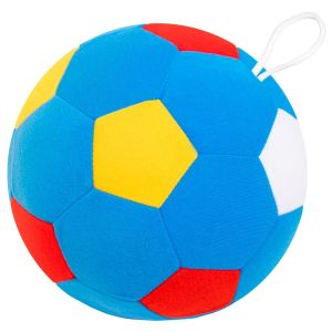 Мякиш футбольный мяч с погремушкой 18 см. 441