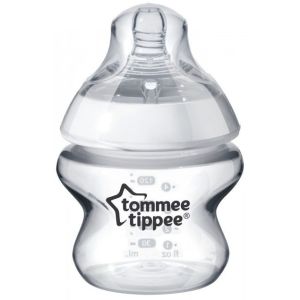 Томми Типпи бутылочка пластиковая, широкое горло, силиконовая соска с 0 мес. 150 мл. 42240141