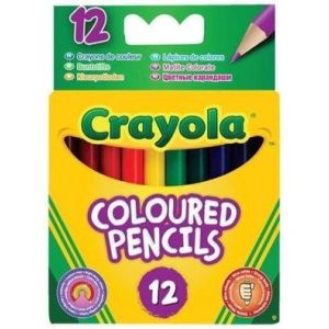 Крайола  карандаши цветные короткие 12 шт. 4112