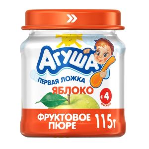 Агуша пюре яблоко 115 гр./8 шт.