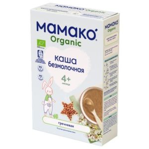 Мамако Органинк каша гречневая без молока 200 гр.