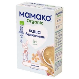 Мамако Органинк каша ячменная без молока 200 гр.