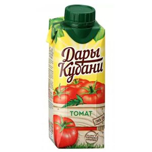 Дары Кубани сок томат с солью и сахаром 250 мл.