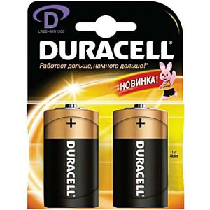 Дюраселл батарейка D 2 шт.