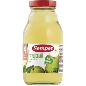 Семпер сок груша осветленный 200 мл./12 шт.