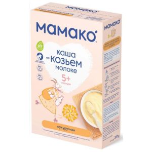 Мамако каша кукурузная на козьем молоке 200 гр.