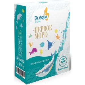 Доктор Аква морская природная соль для ванны 450 гр.
